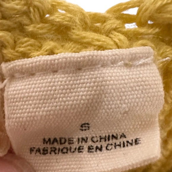 MOTH‎ Anthropologie Knitted Cami Vest Top in Mustard Yellow Size Small - Picture 4 of 6